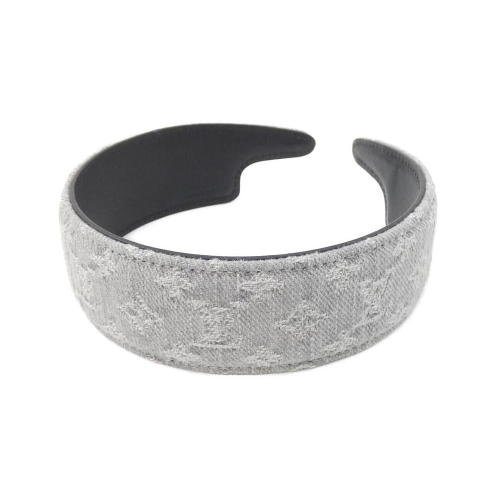 Louis Vuitton Monogram Denim Headband LV Outline M94937 Hair Accessory